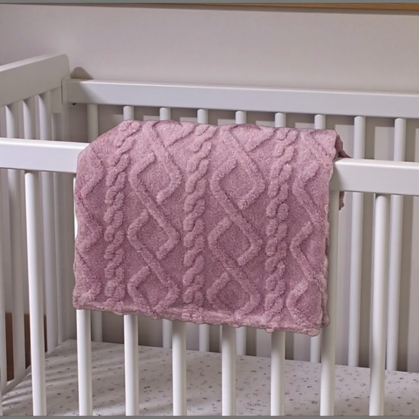 plush baby blanket purple
