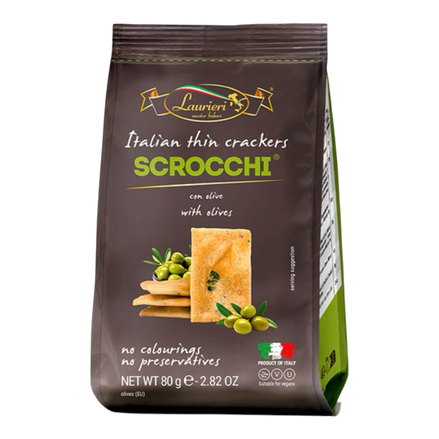 Crackers - Green Olive Pita Crisps