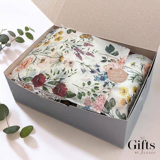 boxed gift with tissue