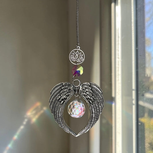 angel wings suncatcher