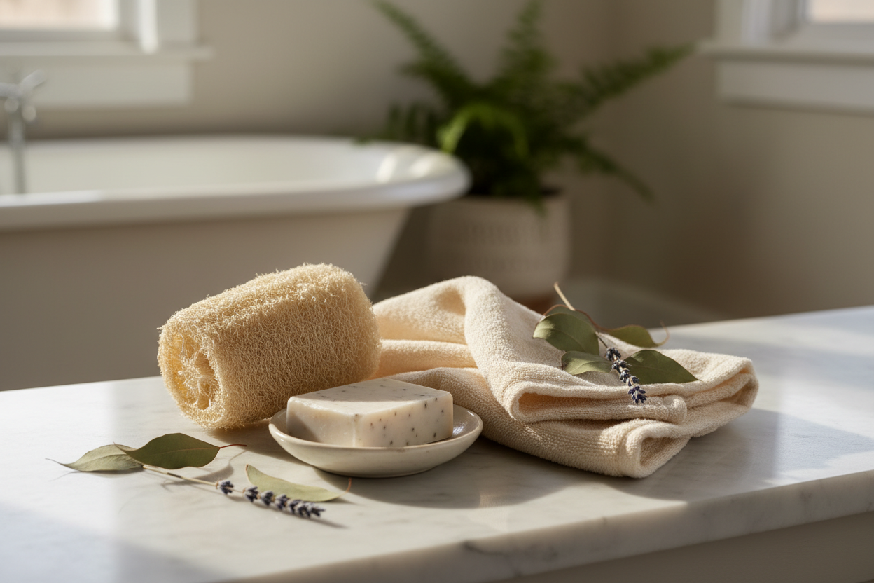 Loofah & Towels