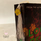 lemon theme bookmark with tassel