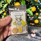 lemon theme keychain gift