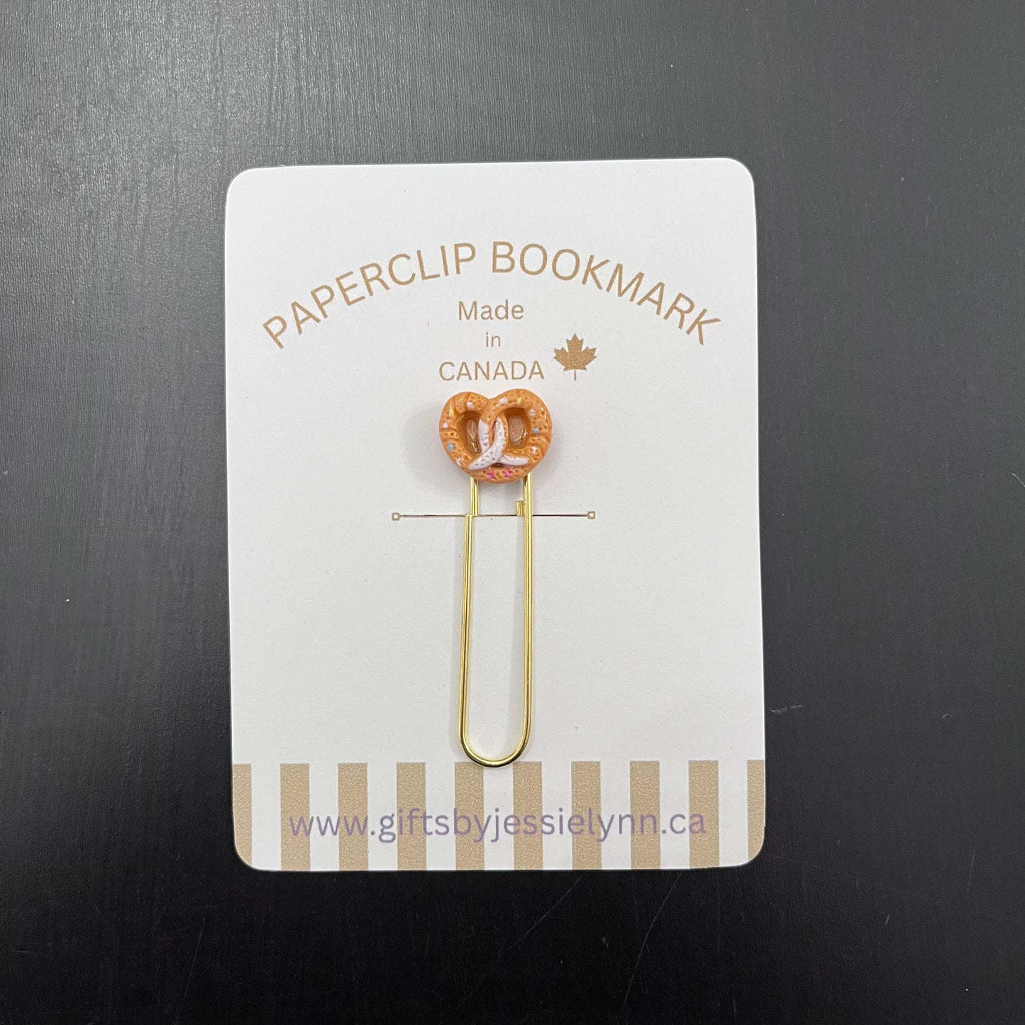 Paperclip Bookmark - Bakery Theme