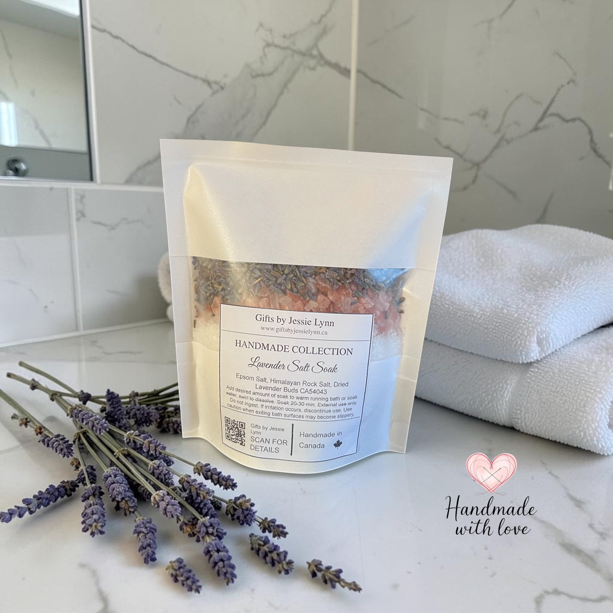 Bath & Foot Salt Soak - Lavender