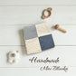 Lovey Blankie - Handmade - Classic Navy Blue Stripes