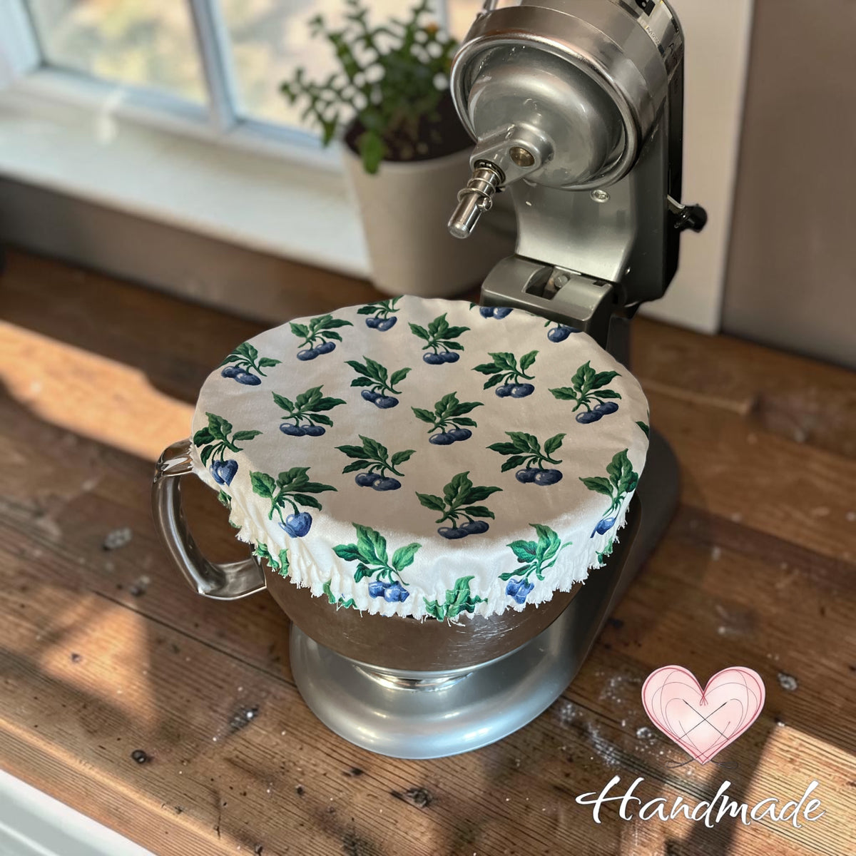 Mixer Bowl Cover Reusable - Blueberries