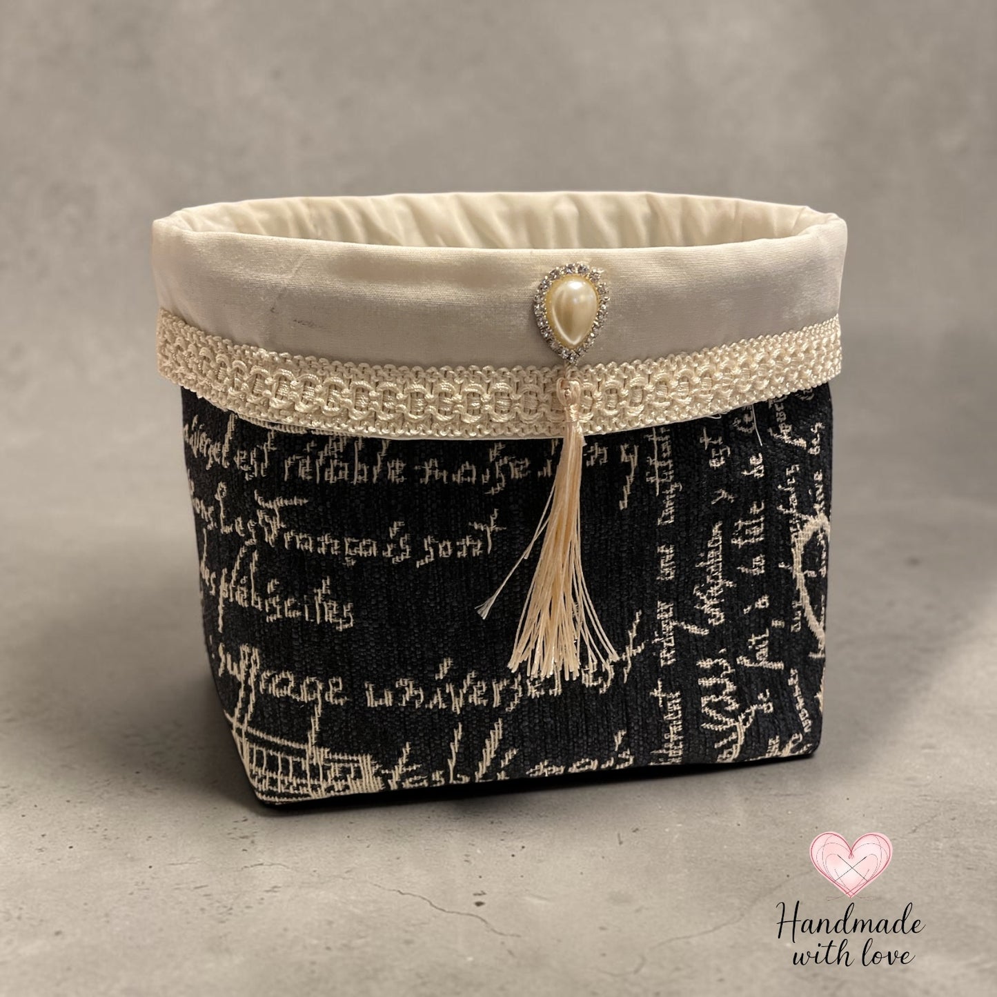handmade fabric basket