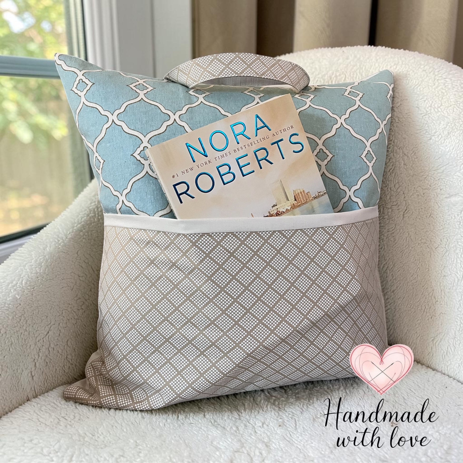 handmade reading Pillow 