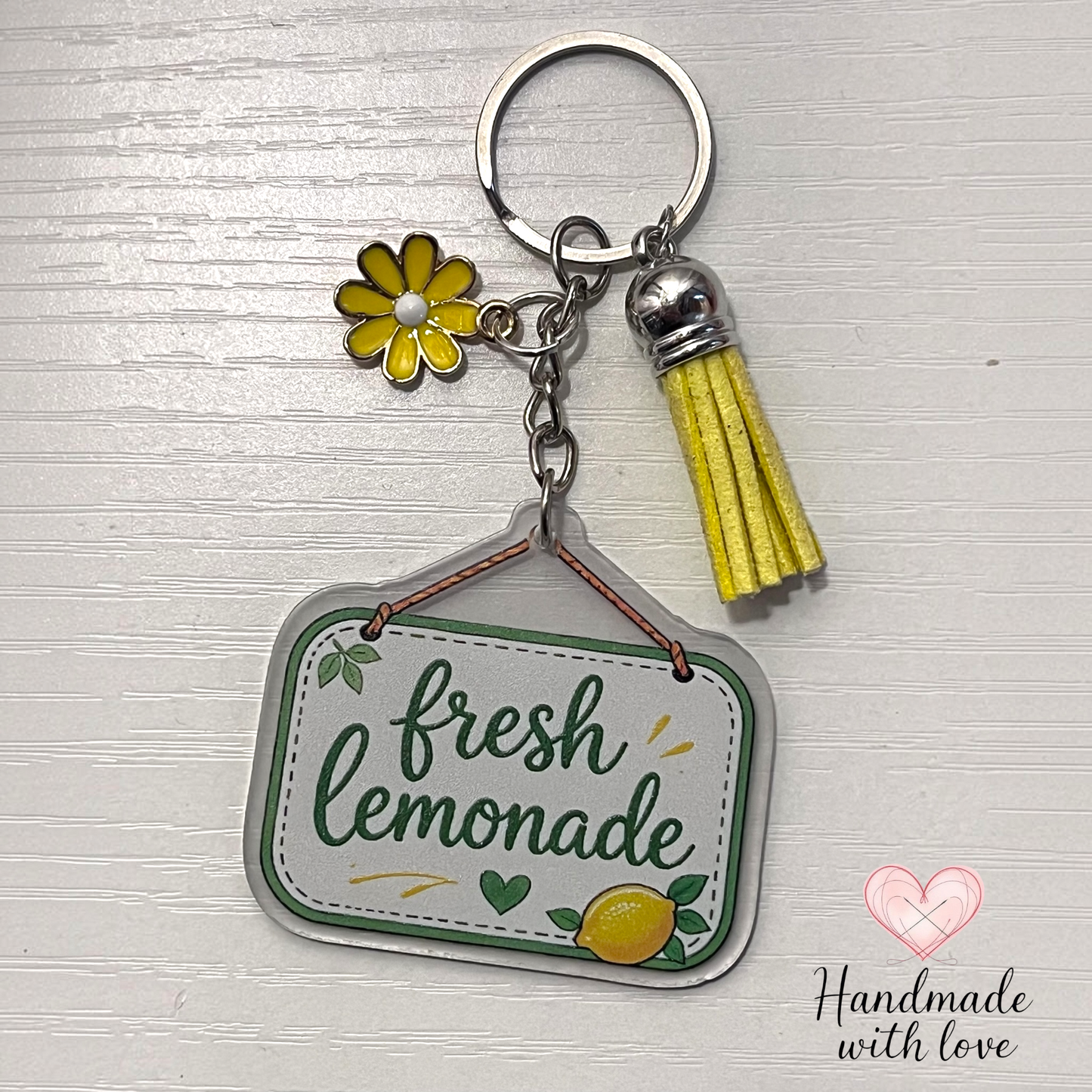 Keychain - Just For You - Get Well Soon - Fresh Lemonade