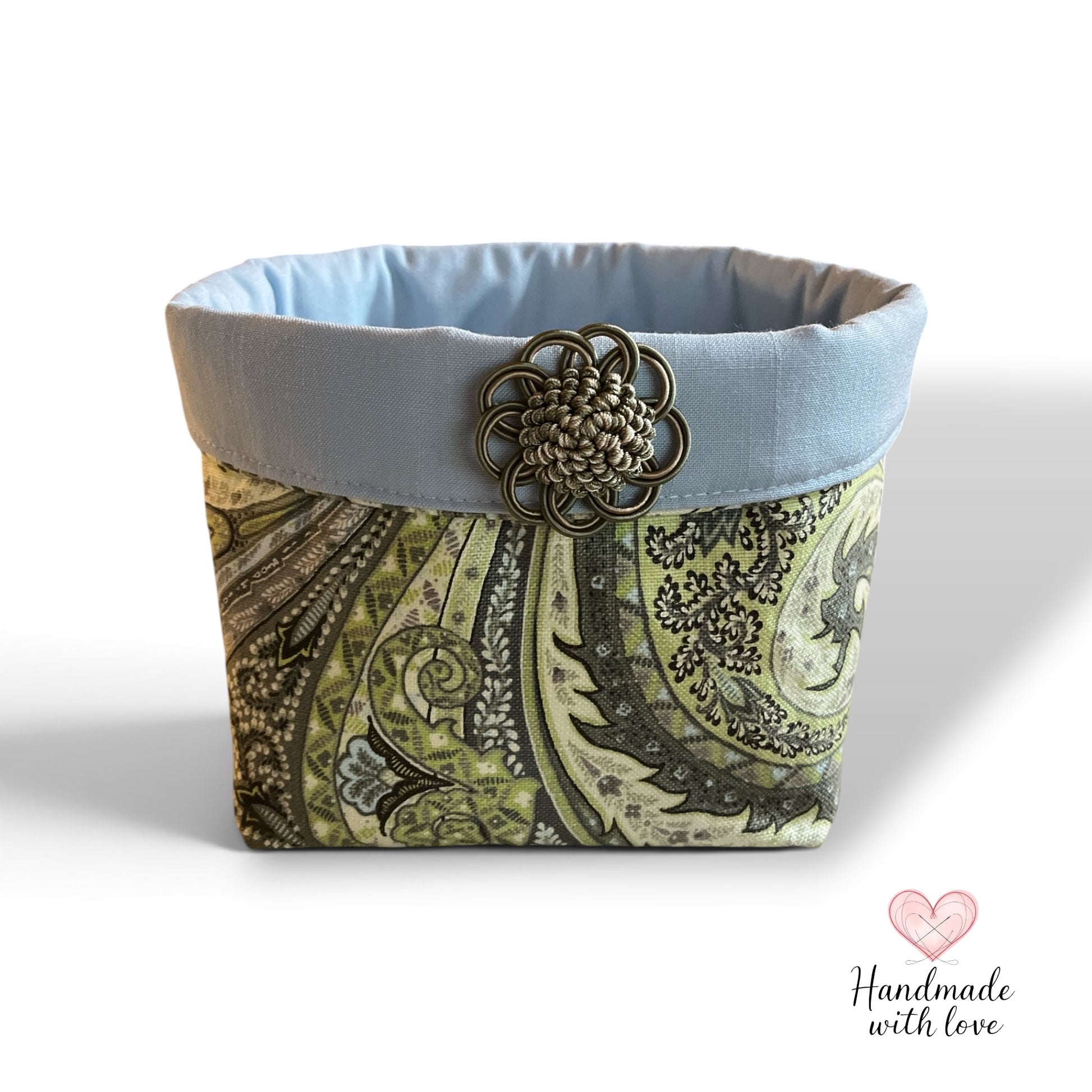 handmade fabric basket