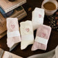 Socks - Woman’s Soft Fuzzy - Embroidered Heart (1 pair)