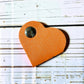 Cord Clip - Heart - Burnt Orange