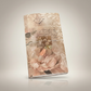 pretty floral design notebook with tassel and charm detail 