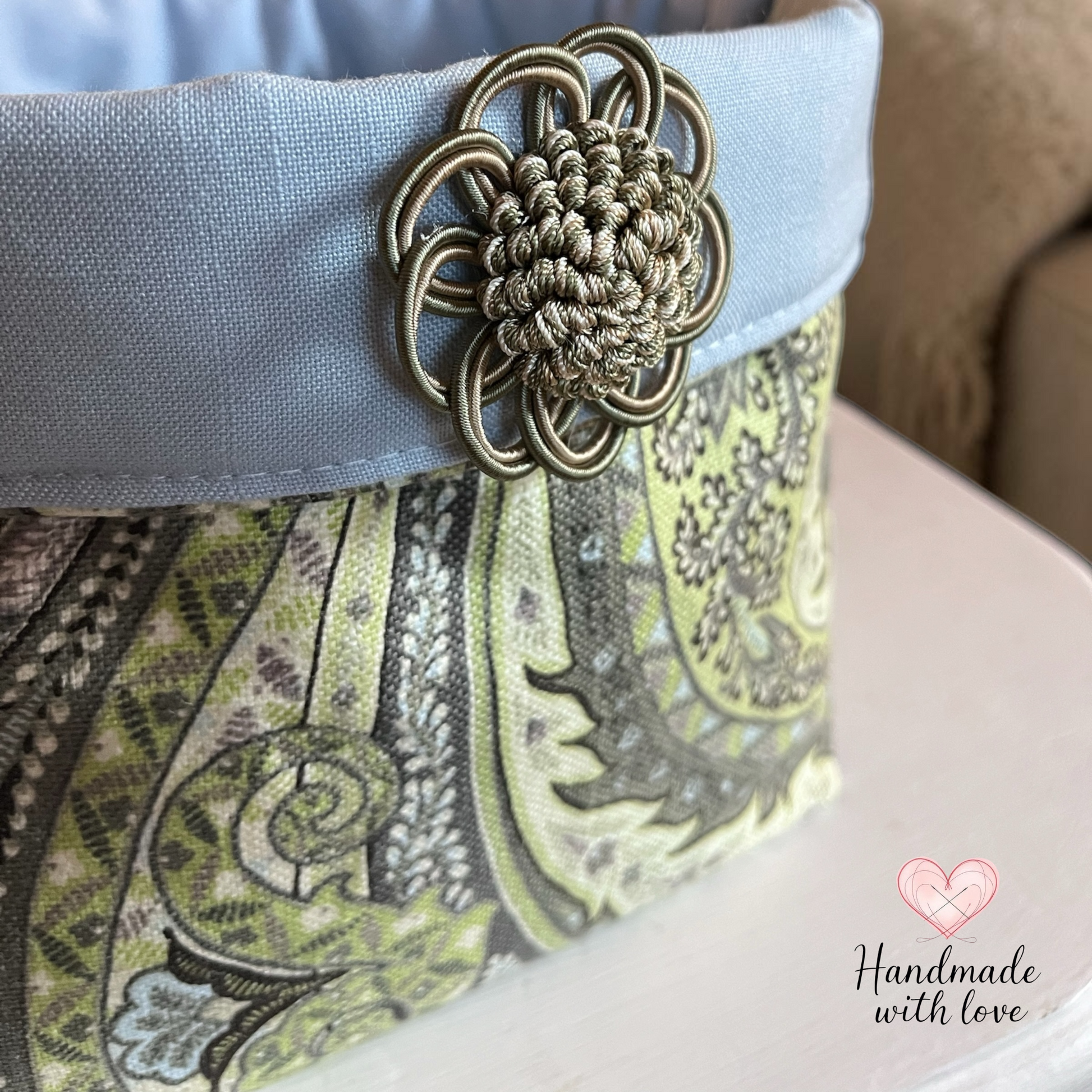 handmade fabric basket