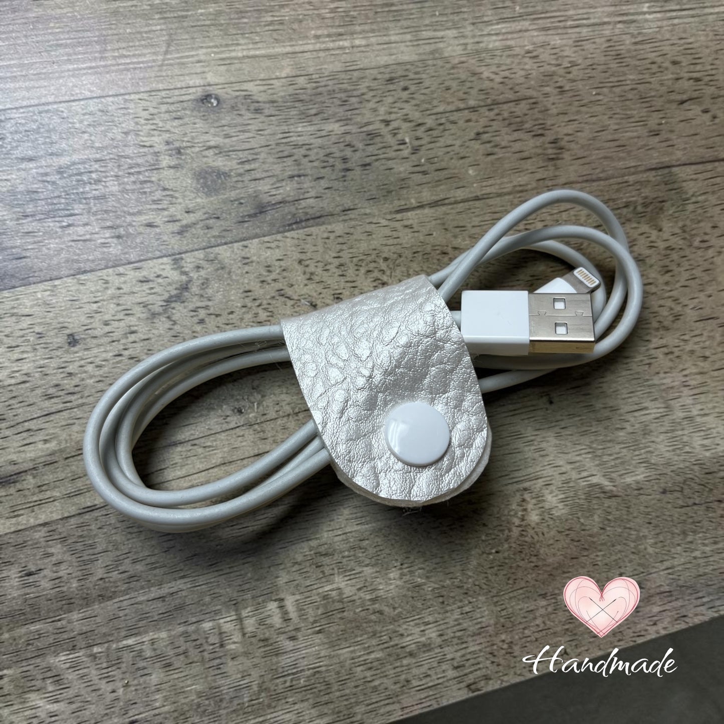 Cord Clip - Tab Style - White