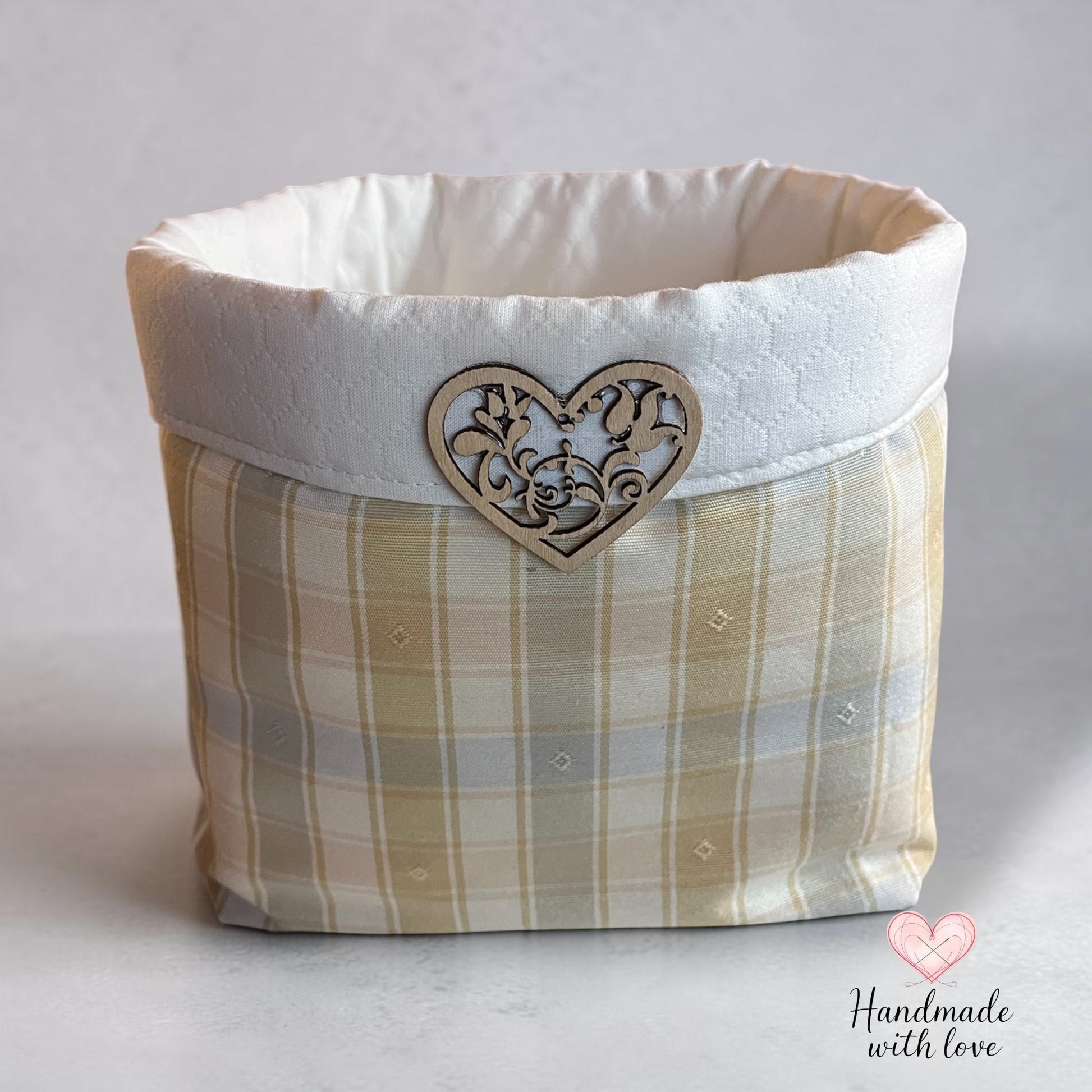 handmade fabric basket