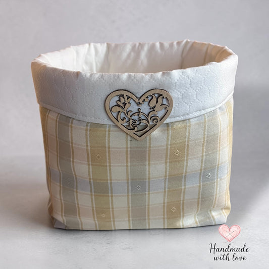 handmade fabric basket