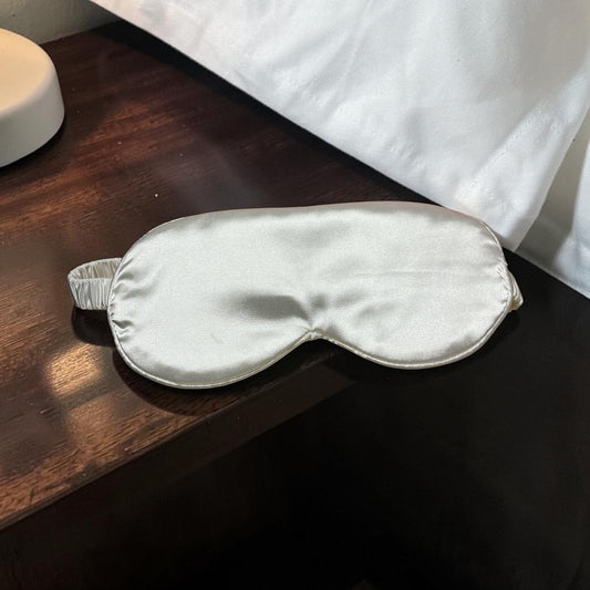 Eye Mask - Silk - White