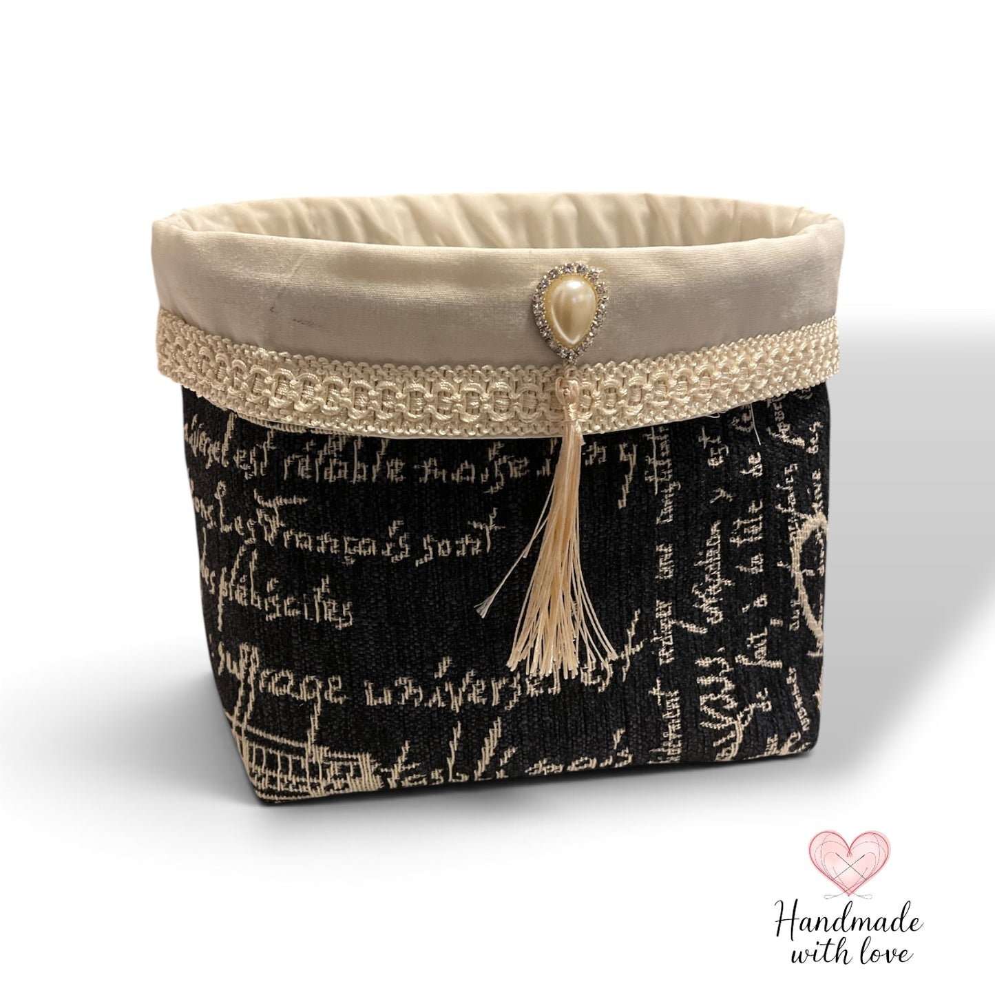 handmade fabric basket 