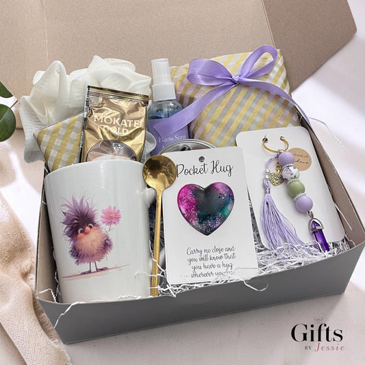 thinking of you gift box with mug and spoon