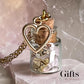 Necklace - Handmade Intention Jar - Self-love (Pink Rose Quartz)