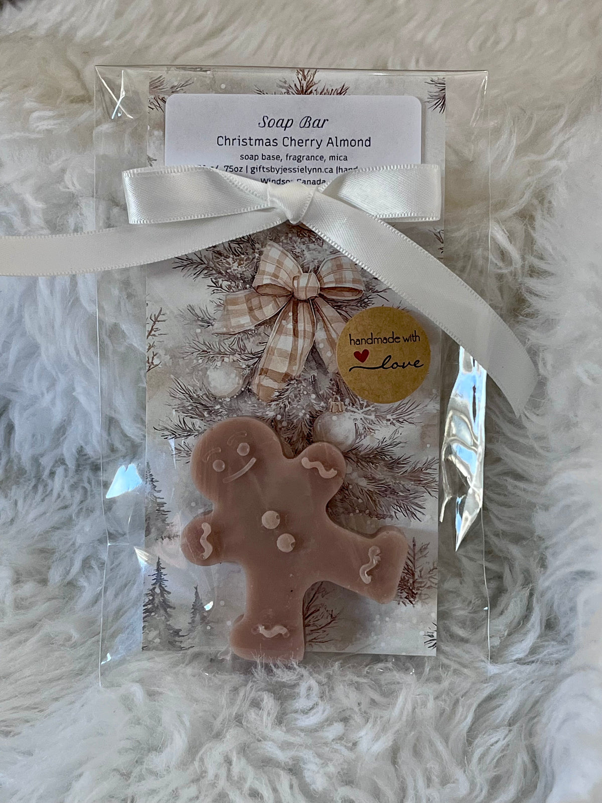 Soap - Christmas Cherry Almond - Gingerbread Man