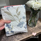 handmade book sleeve blue floral made in Windsor Ontario 