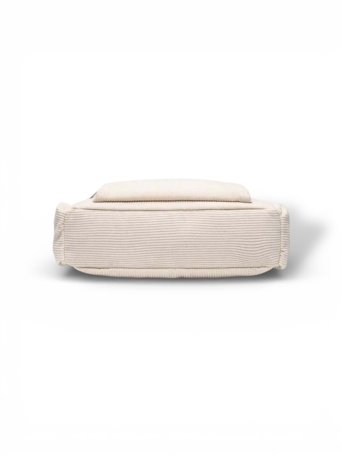 corduroy carry all bag in ivory color