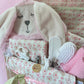 pink baby gift basket