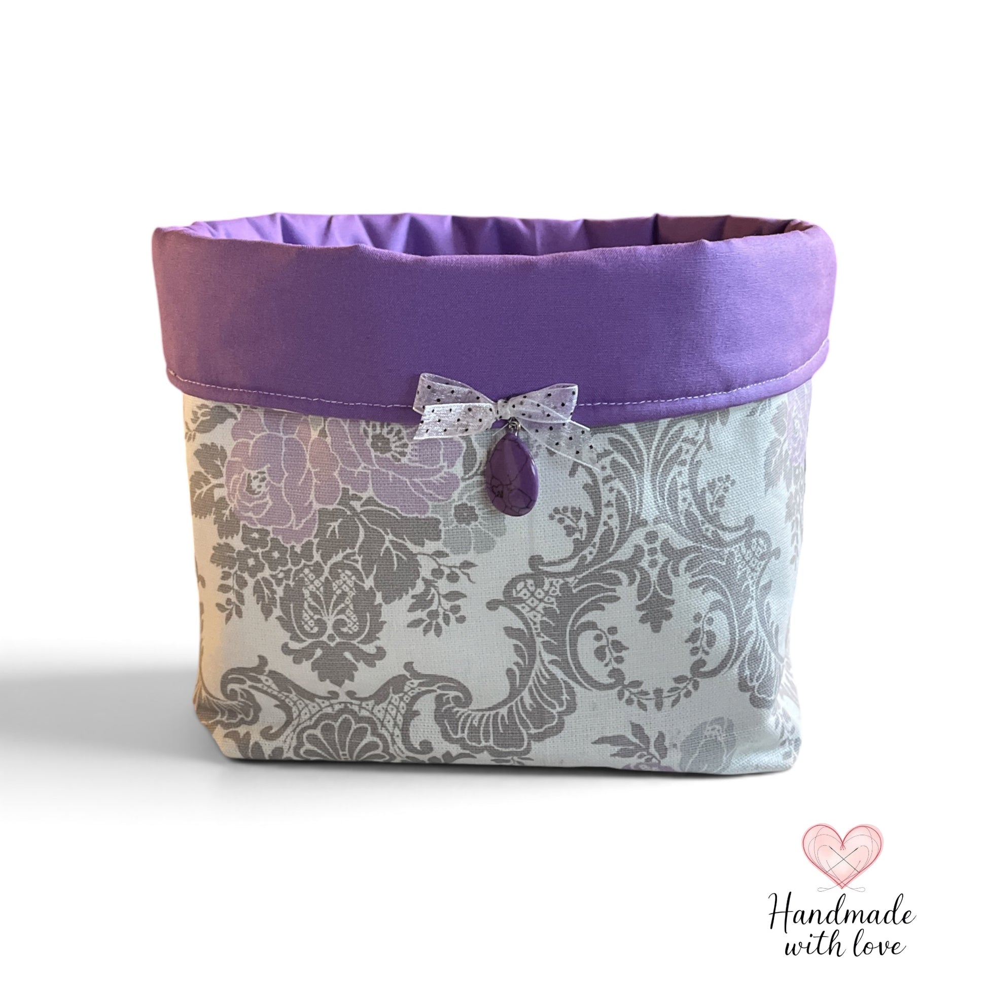 handmade fabric basket