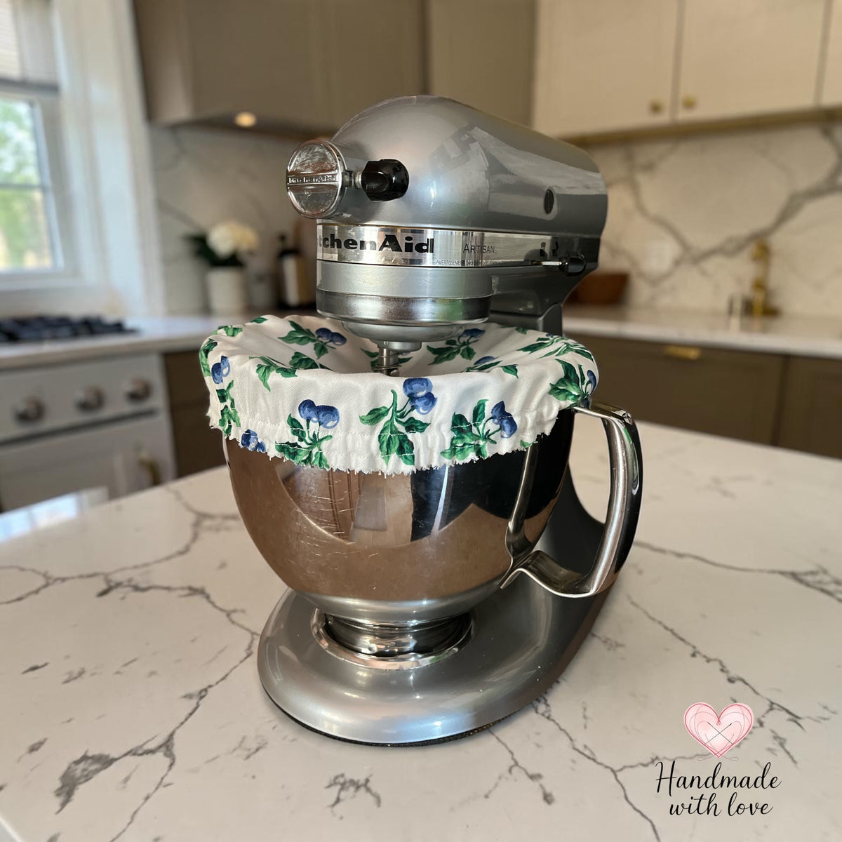 Mixer Bowl Cover Reusable - Blueberries