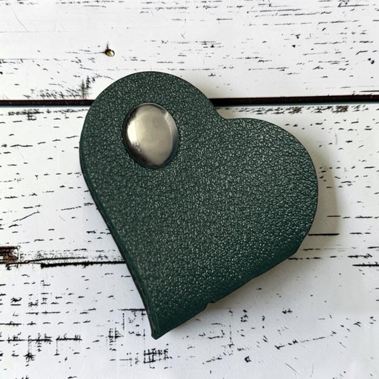 Cord Clip - Heart - Hunter Green