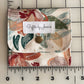 mini fabric pouch floral pattern handmade with snap closure