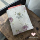 Book Sleeve - Handmade - Purple Floral -PURPLE 01