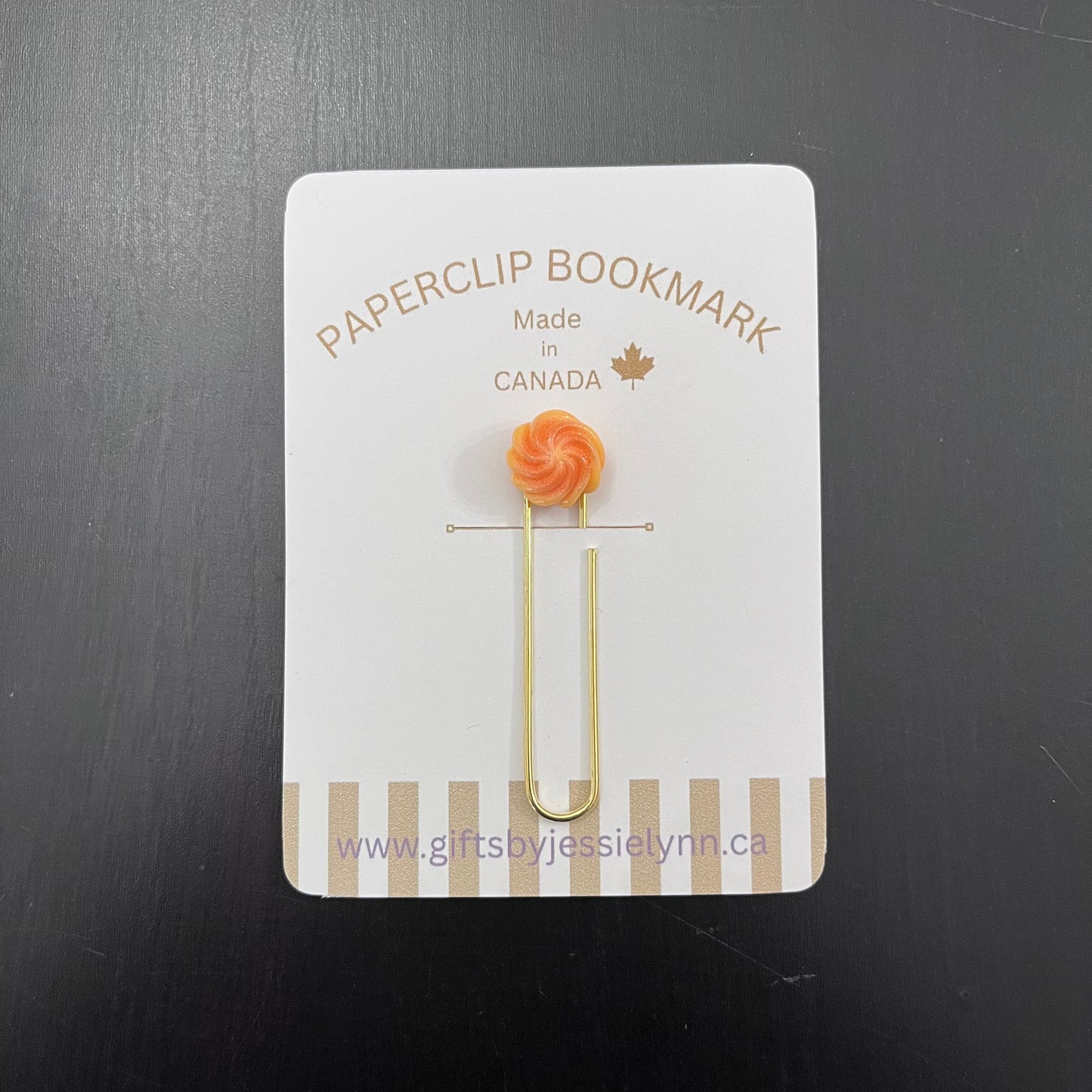 Paperclip Bookmark - Bakery Theme