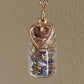 Necklace - Handmade Intention Jar - Protection & Peace (Purple)