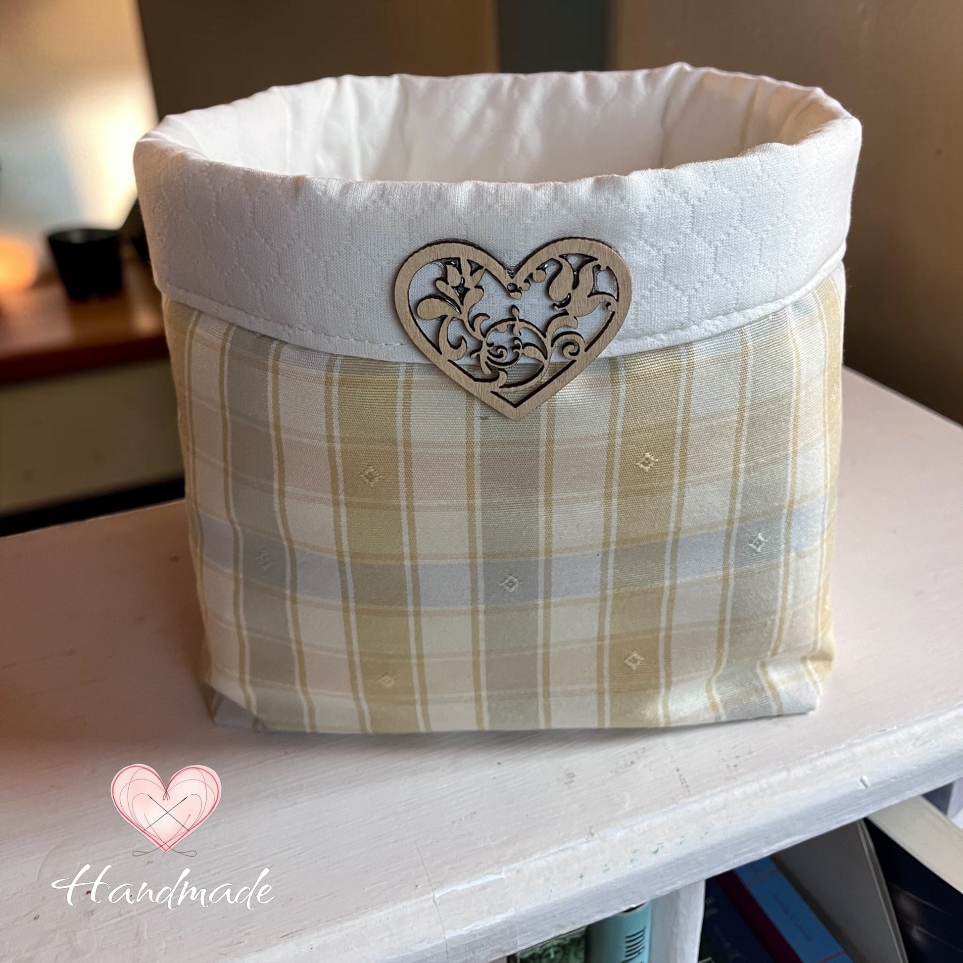 handmade fabric basket