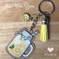 lemon theme keychain gift