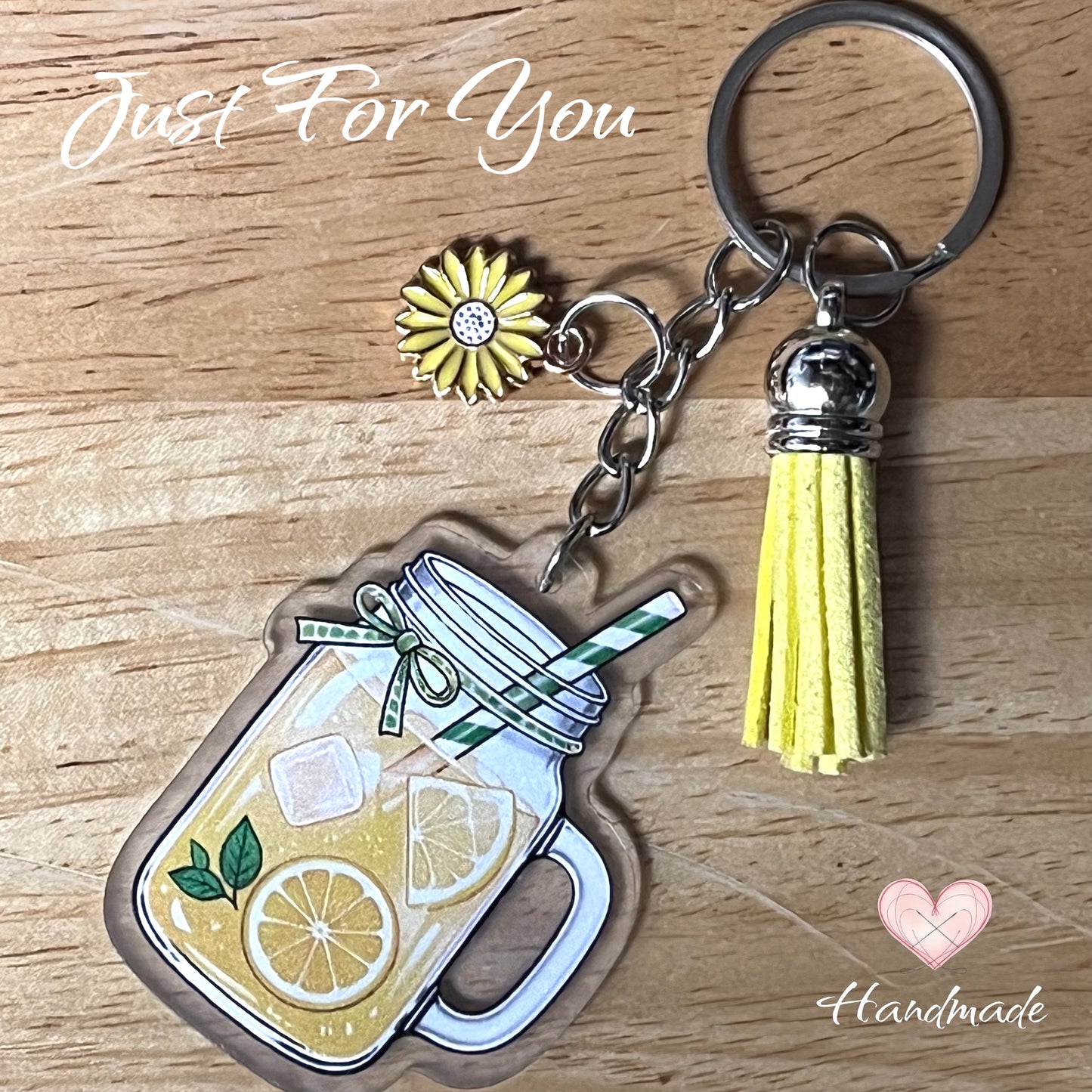 lemon theme keychain gift