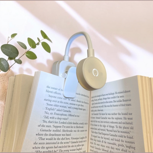 clip on book Light white 