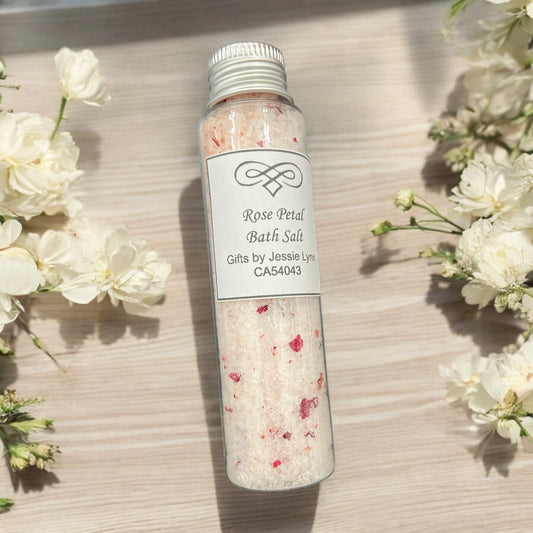 Bath Salt - Rose Petal - Tube