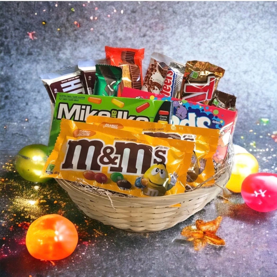 Happy Birthday Gift Candy Gift Basket